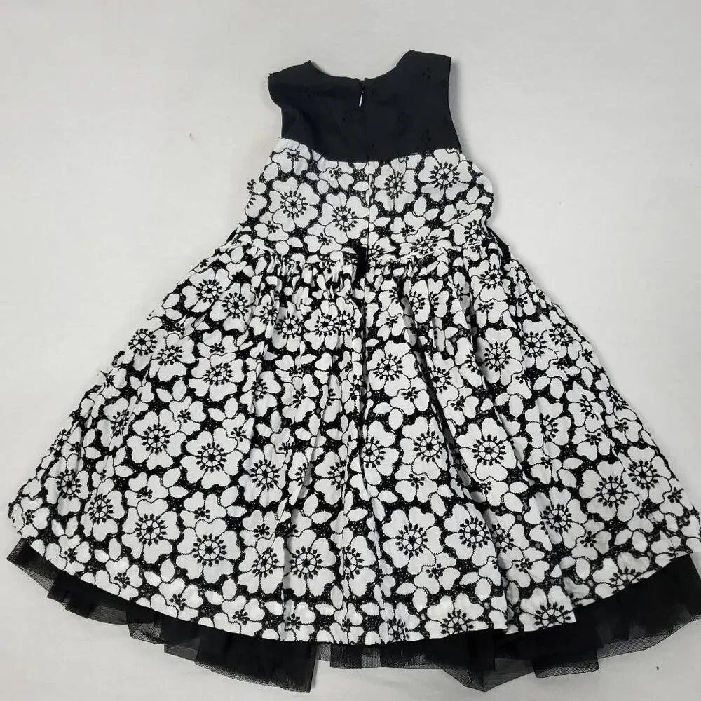 The Children's Place 24 months Girls Black/White Dress
